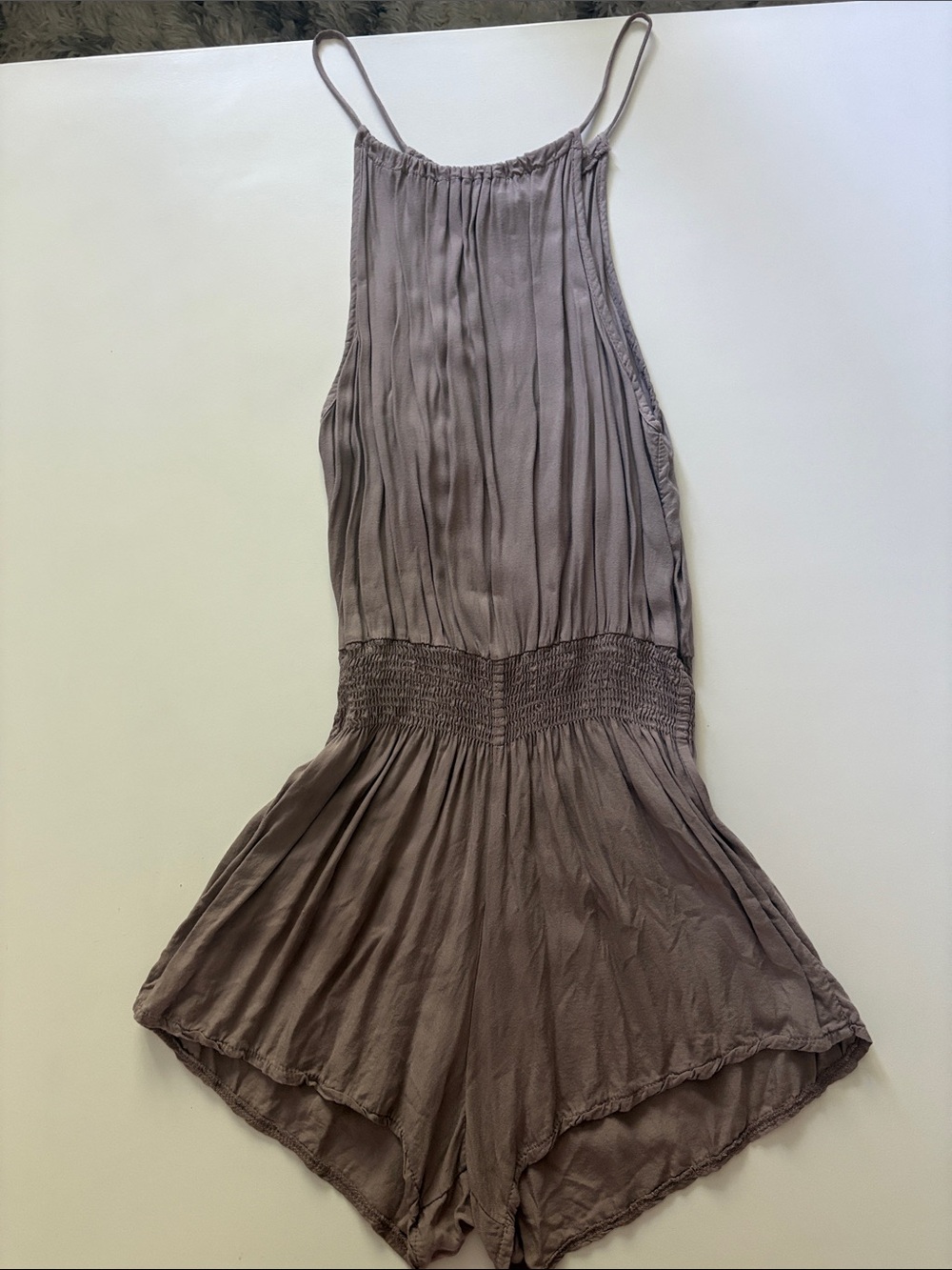 Brandy Melville Sleeveless Mauve Romper